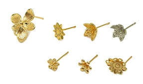 Brass Ear Studs Jewellery Designs